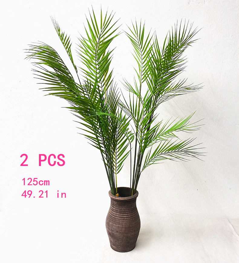 Ficus Lyrata Tree - Large Artificial Palm Tree Green Tropical