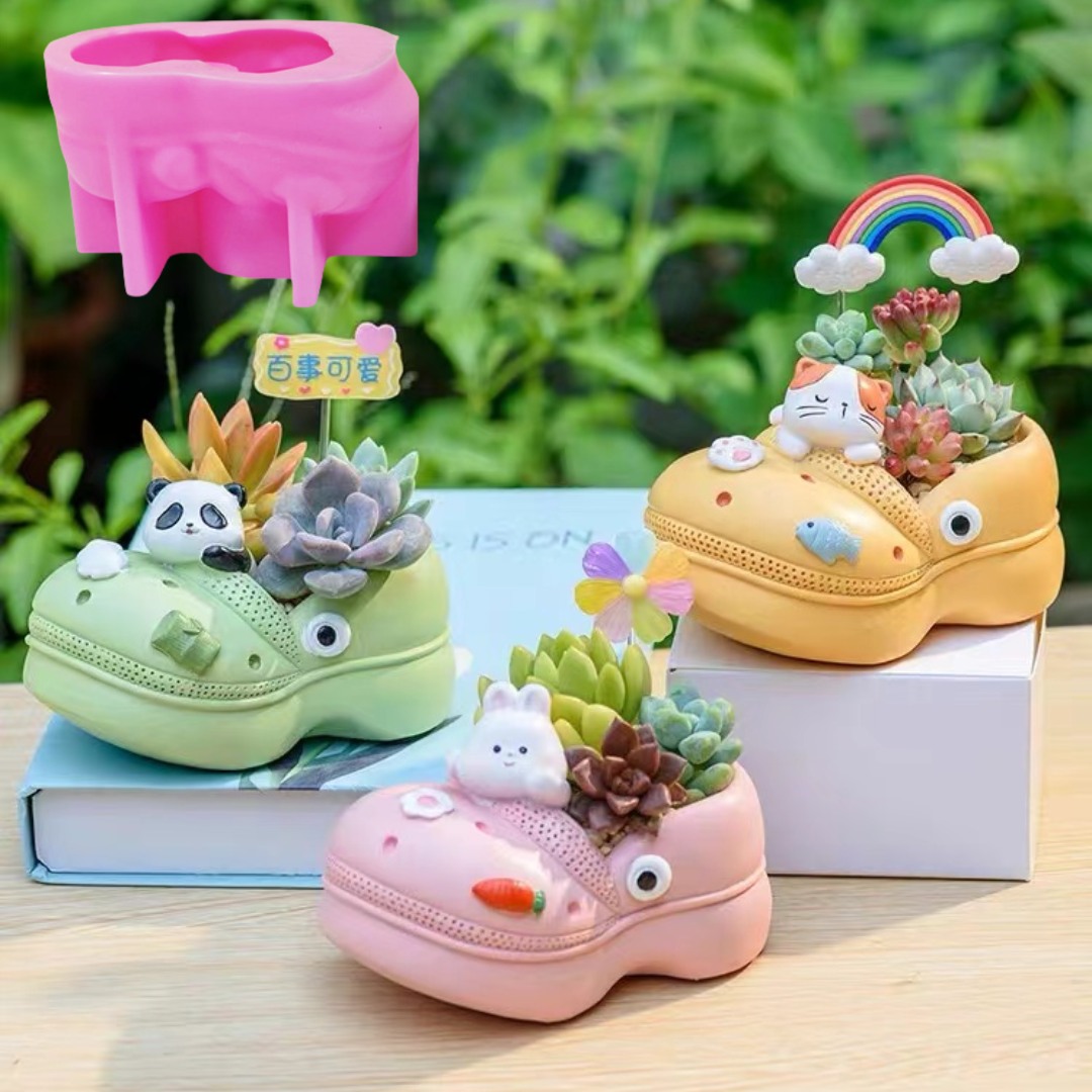 3D Animal Slippers Succulent P - Echeveria Succulent recension och pris