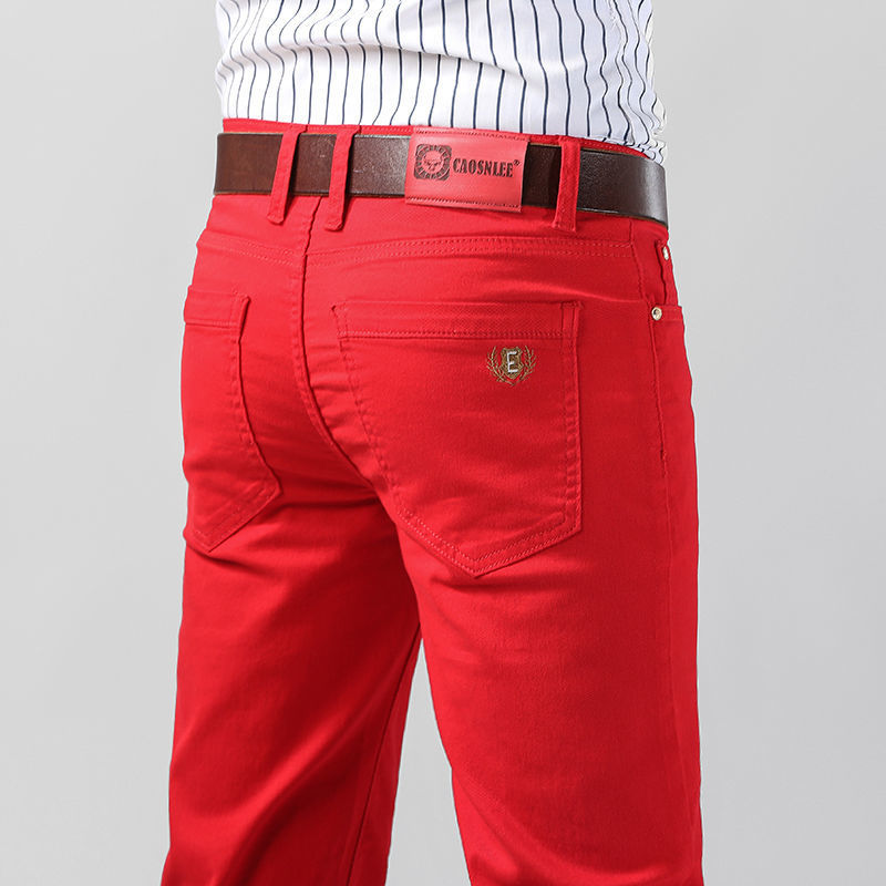Men's Colorful Denim Stretch S - Aglaonema Red recension och pris