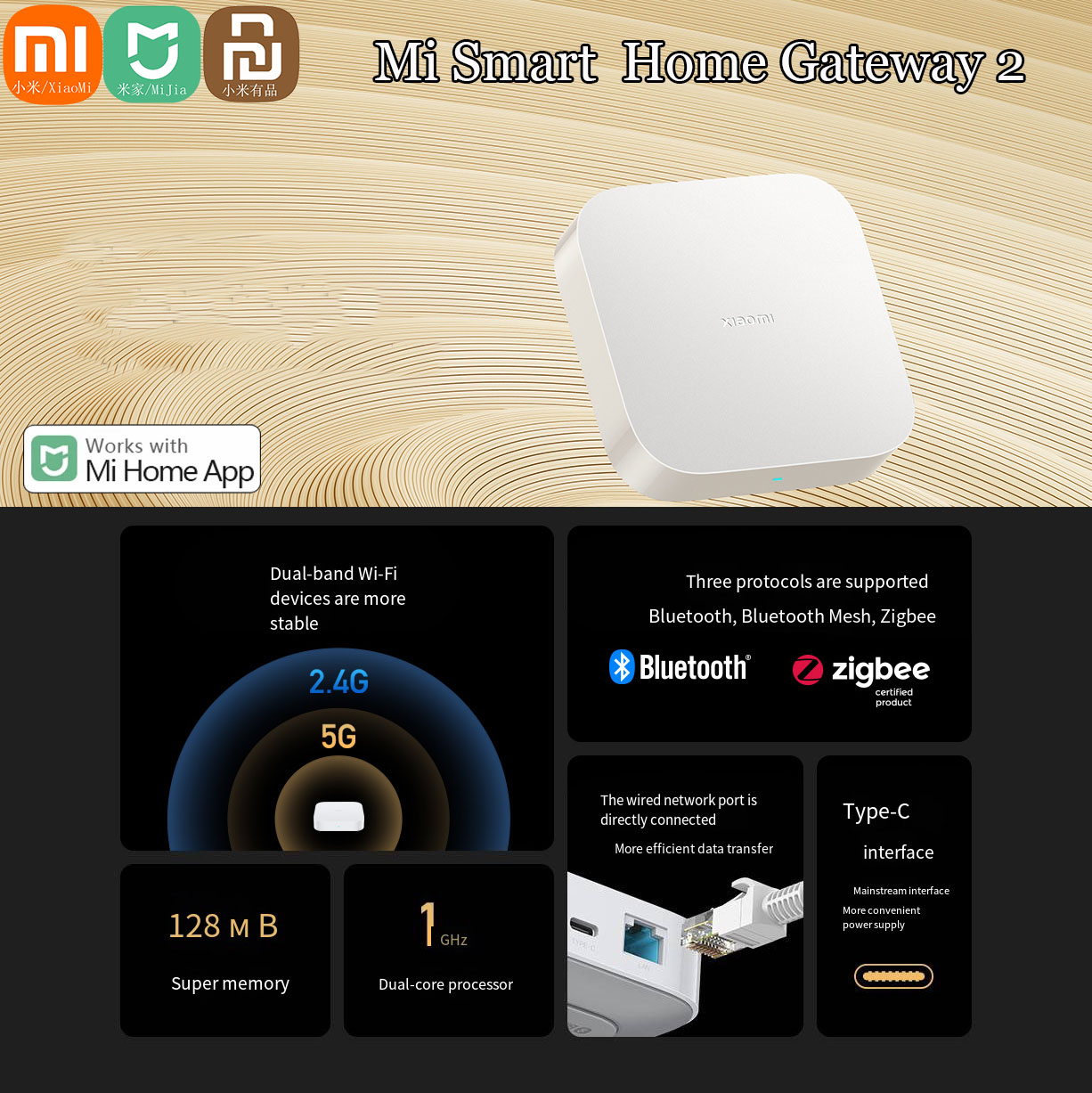 Original Xiaomi Mijia Smart Ho - Xiaomi Hub Mijia Hub recension och pris