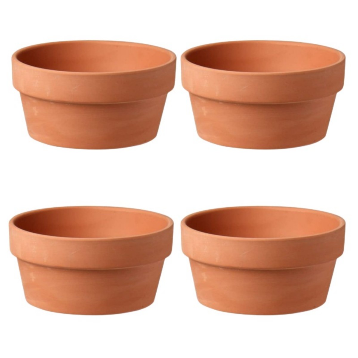 6 PCS Terracotta Buld Pots 3.5 - Echeveria Succulent recension och pris