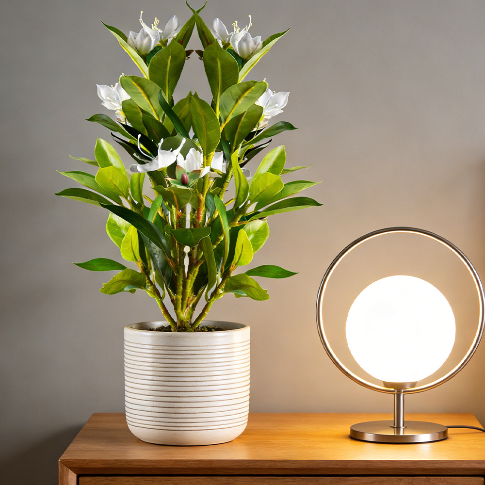 21-40cm Artificial Azalea Flow - Ficus Lyrata Tree recension och pris