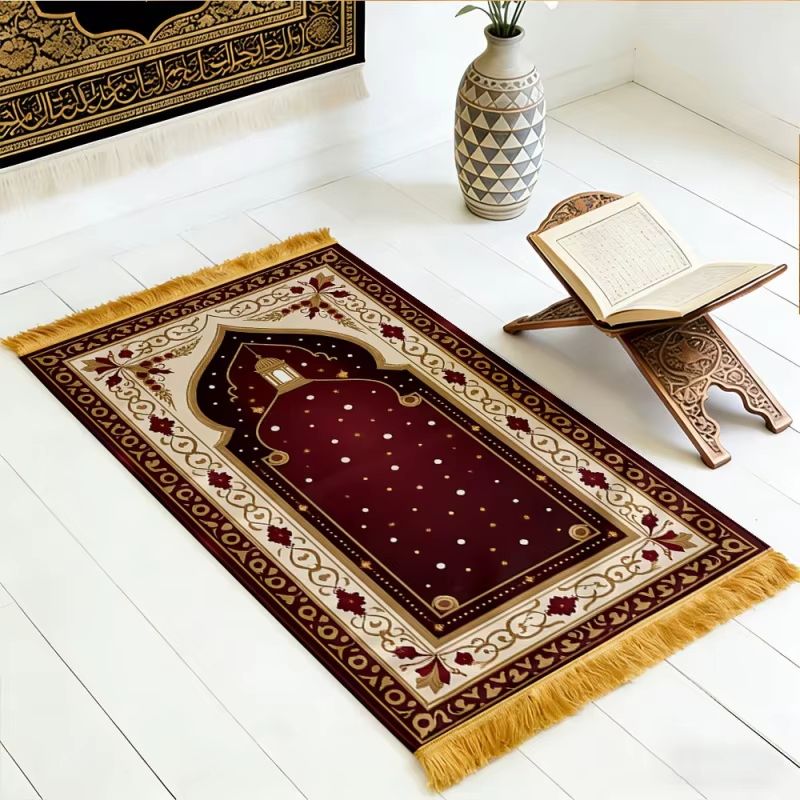 VIKAMA Burgundy Floral Mosque  - Maranta Prayer Plant recension och pris