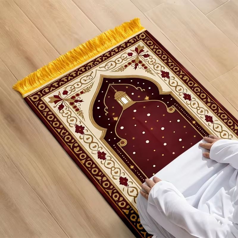 VIKAMA Burgundy Floral Mosque  - Maranta Prayer Plant recension och pris