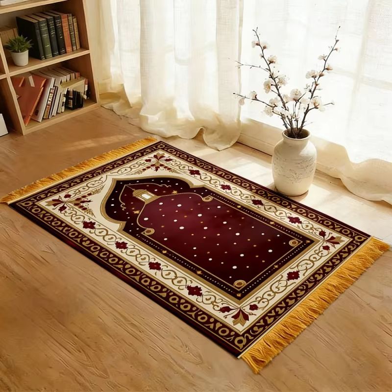 VIKAMA Burgundy Floral Mosque  - Maranta Prayer Plant recension och pris