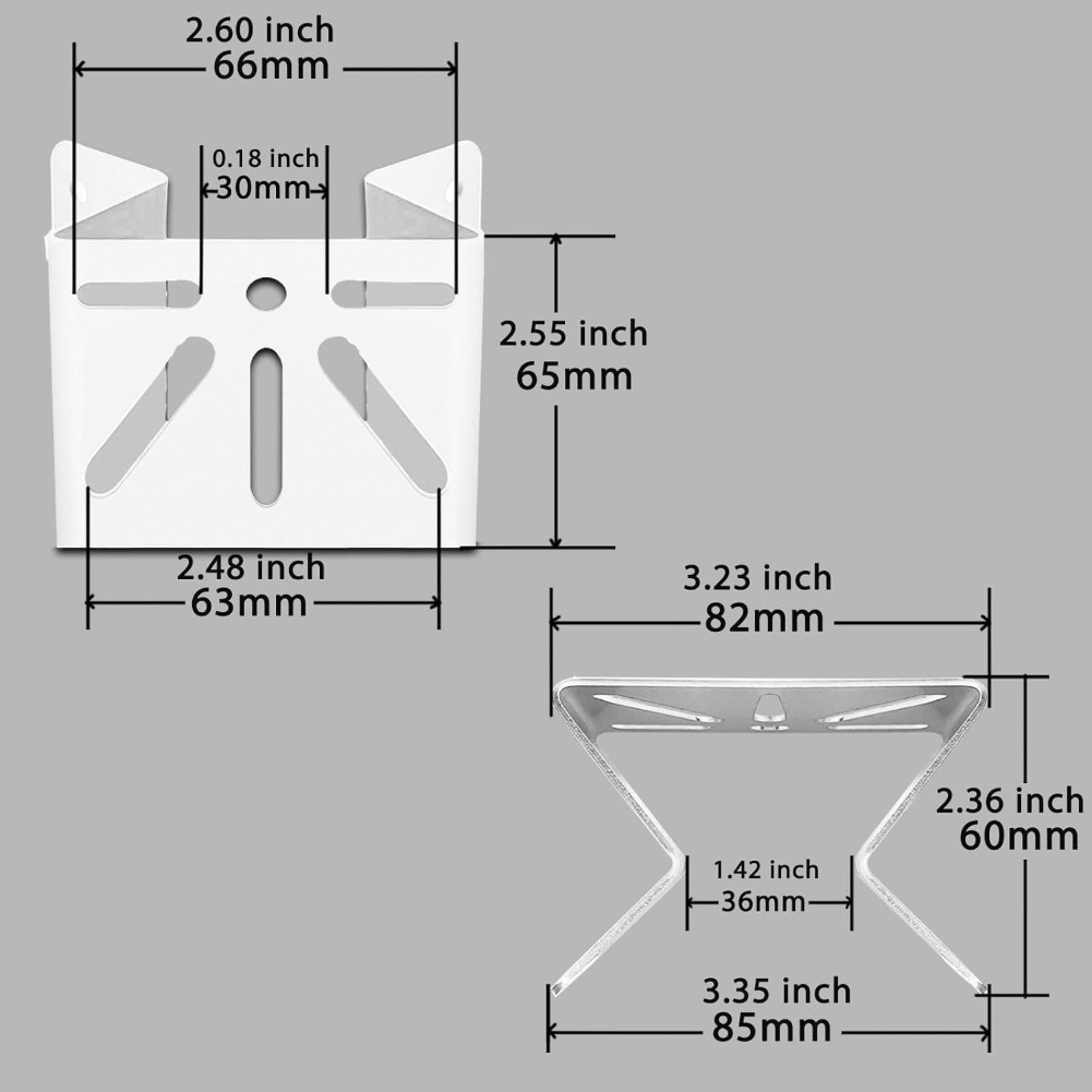White Corner Mount Bracket for - Eufy Camera S340 recension och pris