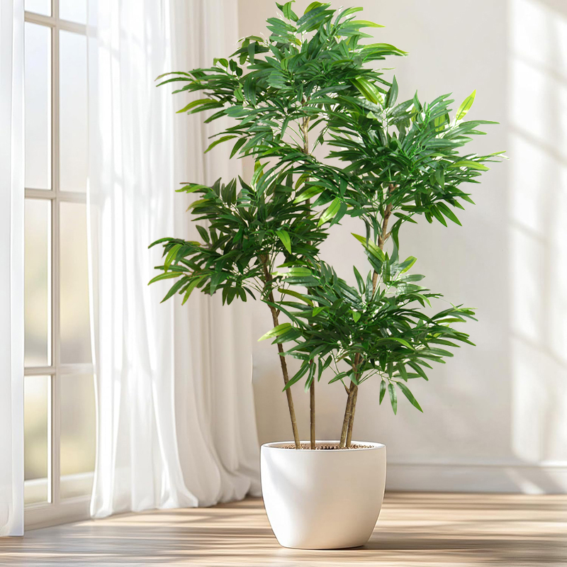 80-180cm Large Artificial Bamb - Ficus Lyrata Tree recension och pris