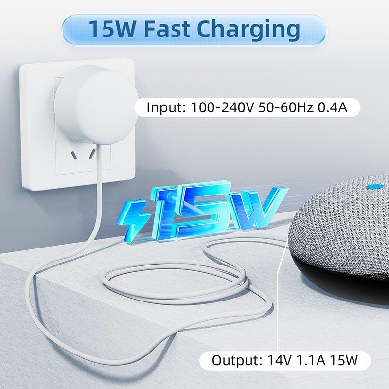 15W OEM Charger for Google Nes - Google Speaker Nest Hub recension och pris