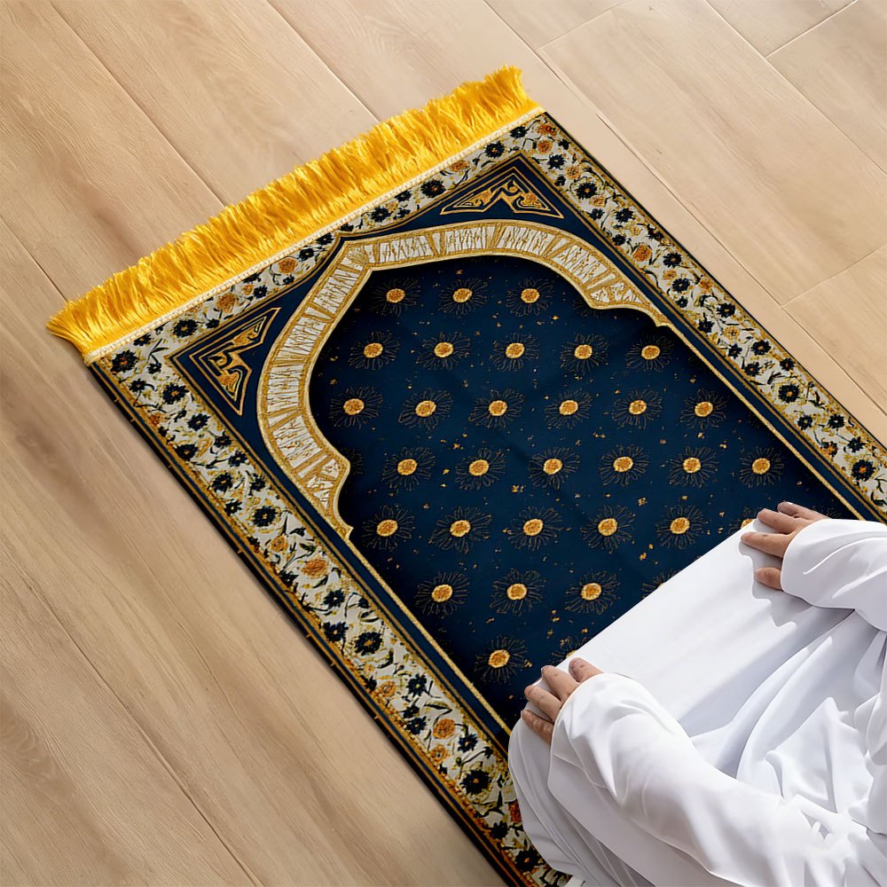 Polyester Muslim Prayer Rug Po - Maranta Prayer Plant recension och pris