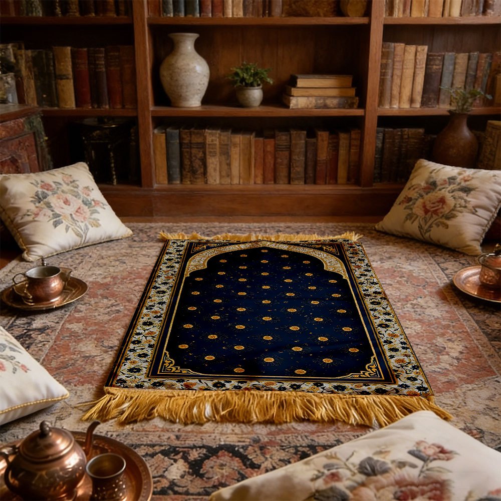 Polyester Muslim Prayer Rug Po - Maranta Prayer Plant recension och pris