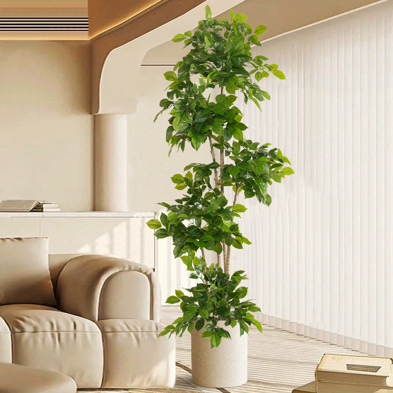 2-78in Large Fake Plants Artif - Ficus Lyrata Tree recension och pris