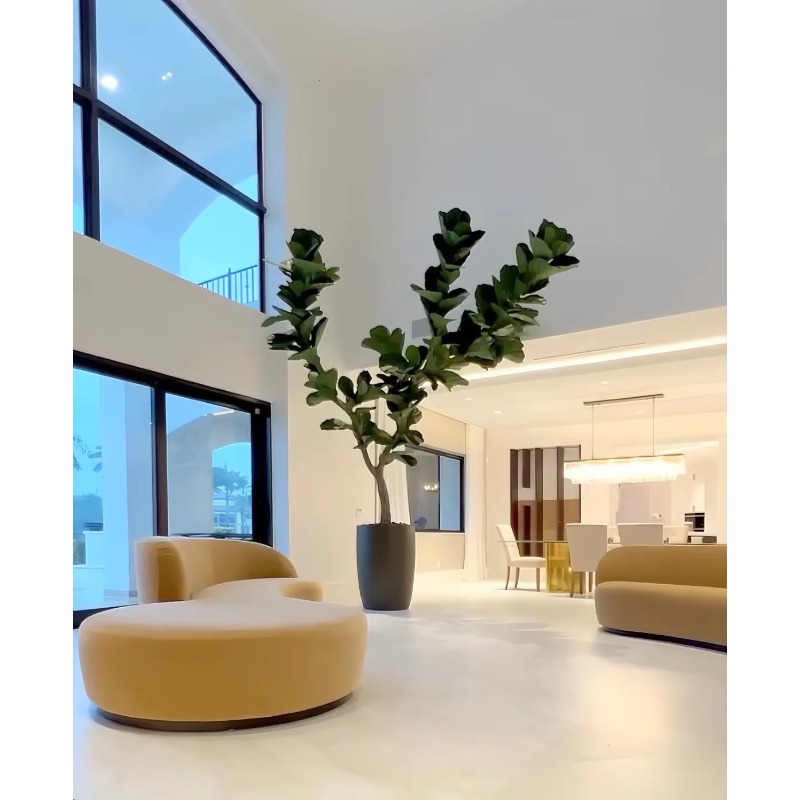 Artificial Plants Indoor Potte - Ficus Lyrata Tree recension och pris