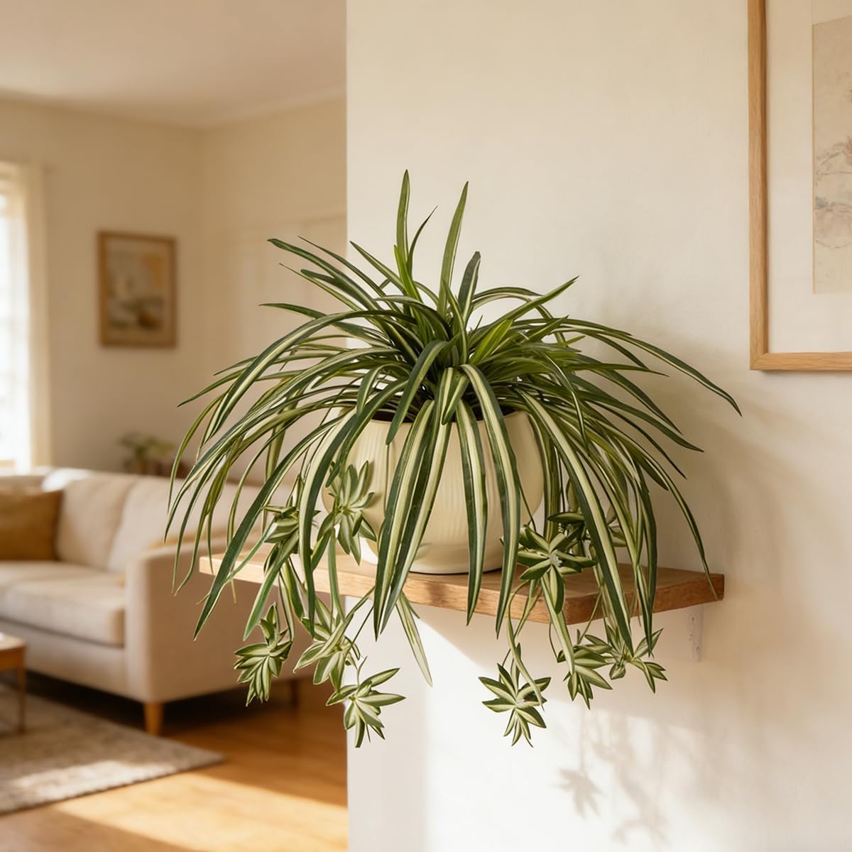 4PCS Artificial Hanging Spider - Spider Plant Hanging recension och pris