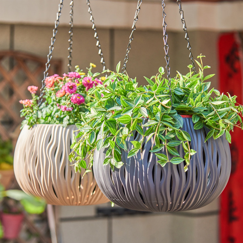 Hanging pot, plastic personali - Spider Plant Hanging recension och pris