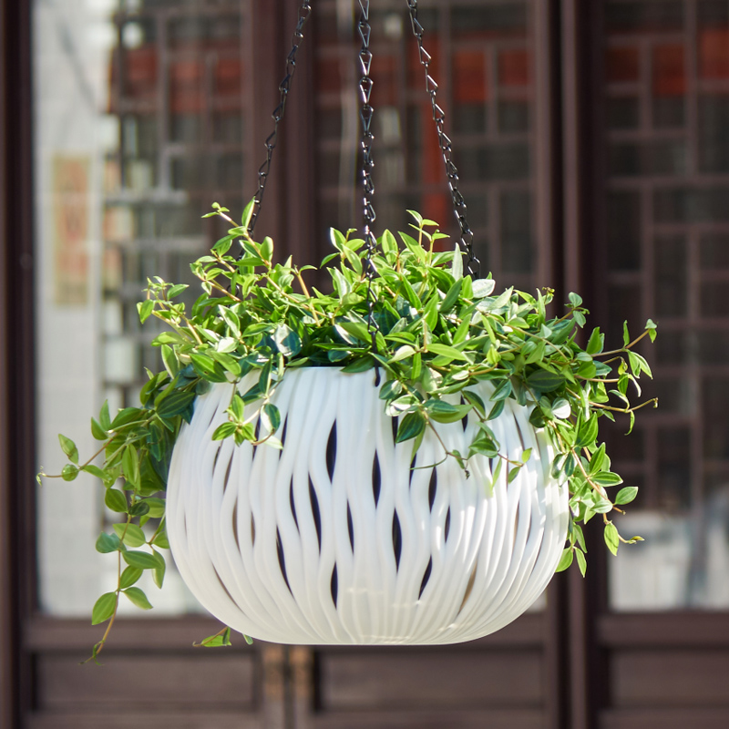 Hanging pot, plastic personali - Spider Plant Hanging recension och pris
