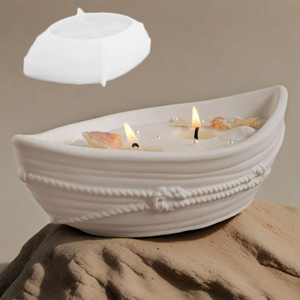 Canoe Shaped Storage Box Silic - Echeveria Succulent recension och pris