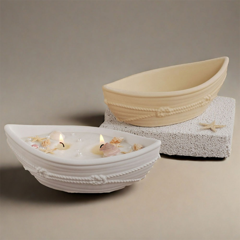 Canoe Shaped Storage Box Silic - Echeveria Succulent recension och pris