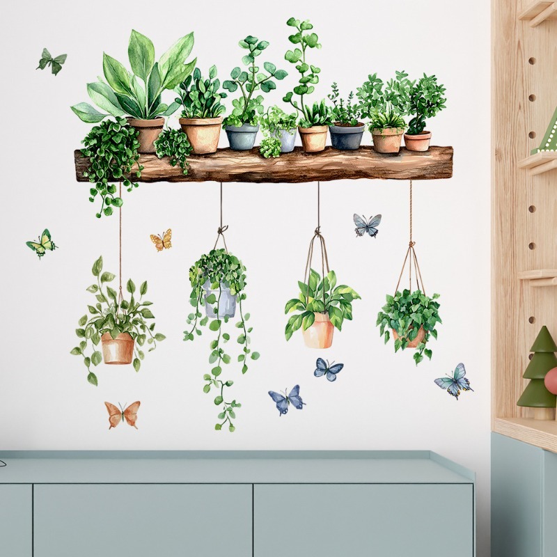 3D Potted Green Plant Shelf Wa - Echeveria Succulent recension och pris