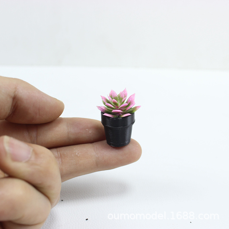 Mini Simulated Plants Cactus S - Echeveria Succulent recension och pris