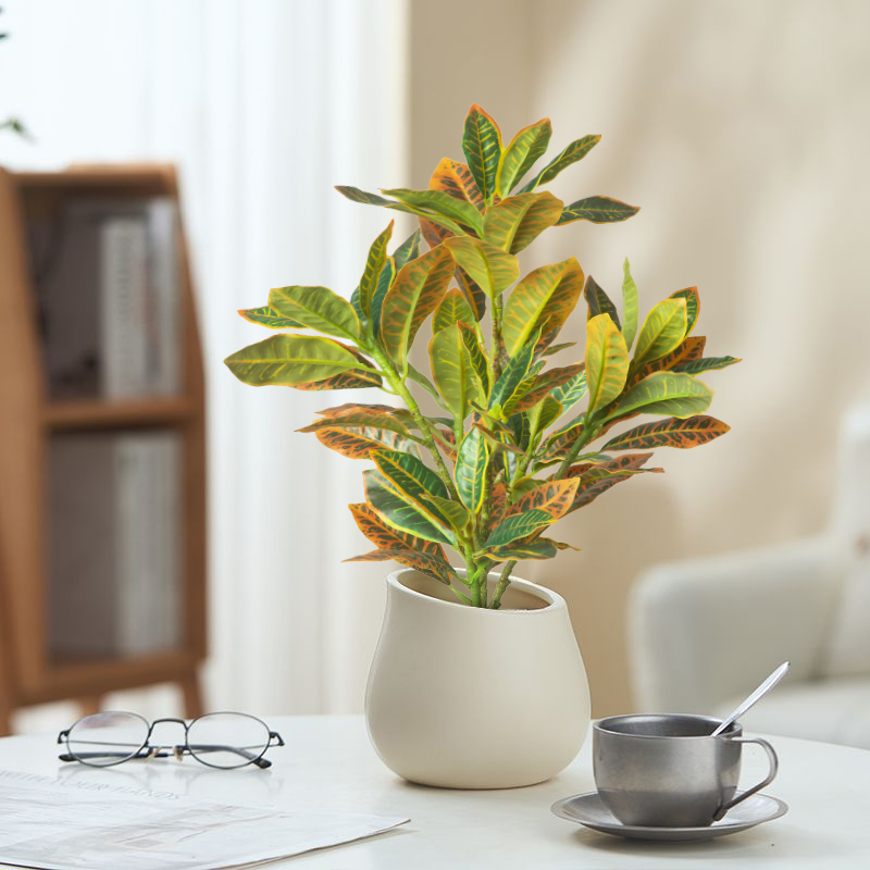 24-41cm Artificial Plants Fake - Ficus Lyrata Tree recension och pris