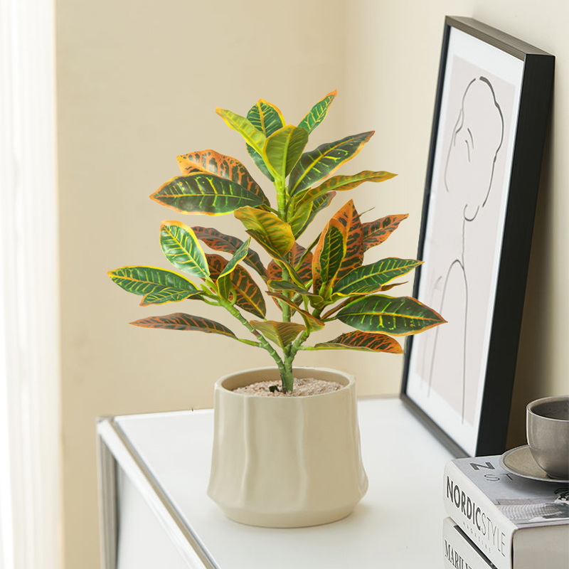 24-41cm Artificial Plants Fake - Ficus Lyrata Tree recension och pris