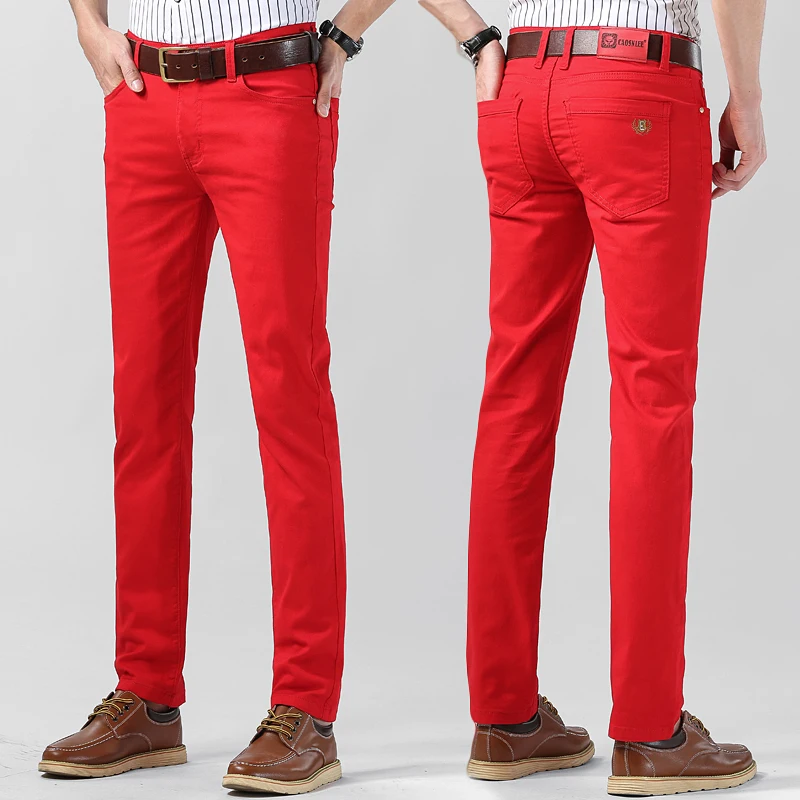 Men's Colorful Denim Stretch S - Aglaonema Red recension och pris