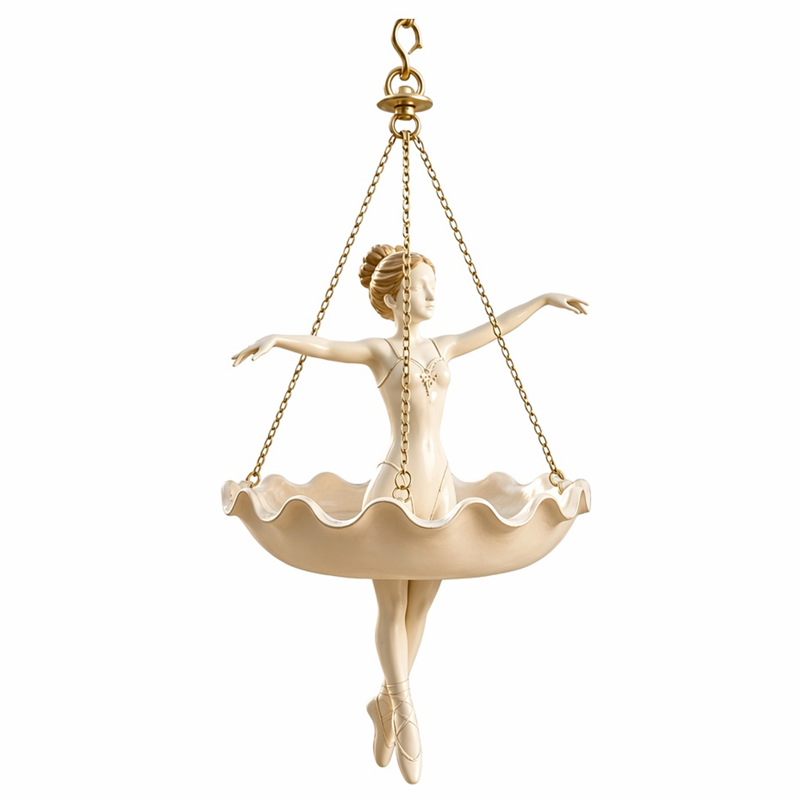 Resin Ballet Dancer Hanging Pl - Spider Plant Hanging recension och pris