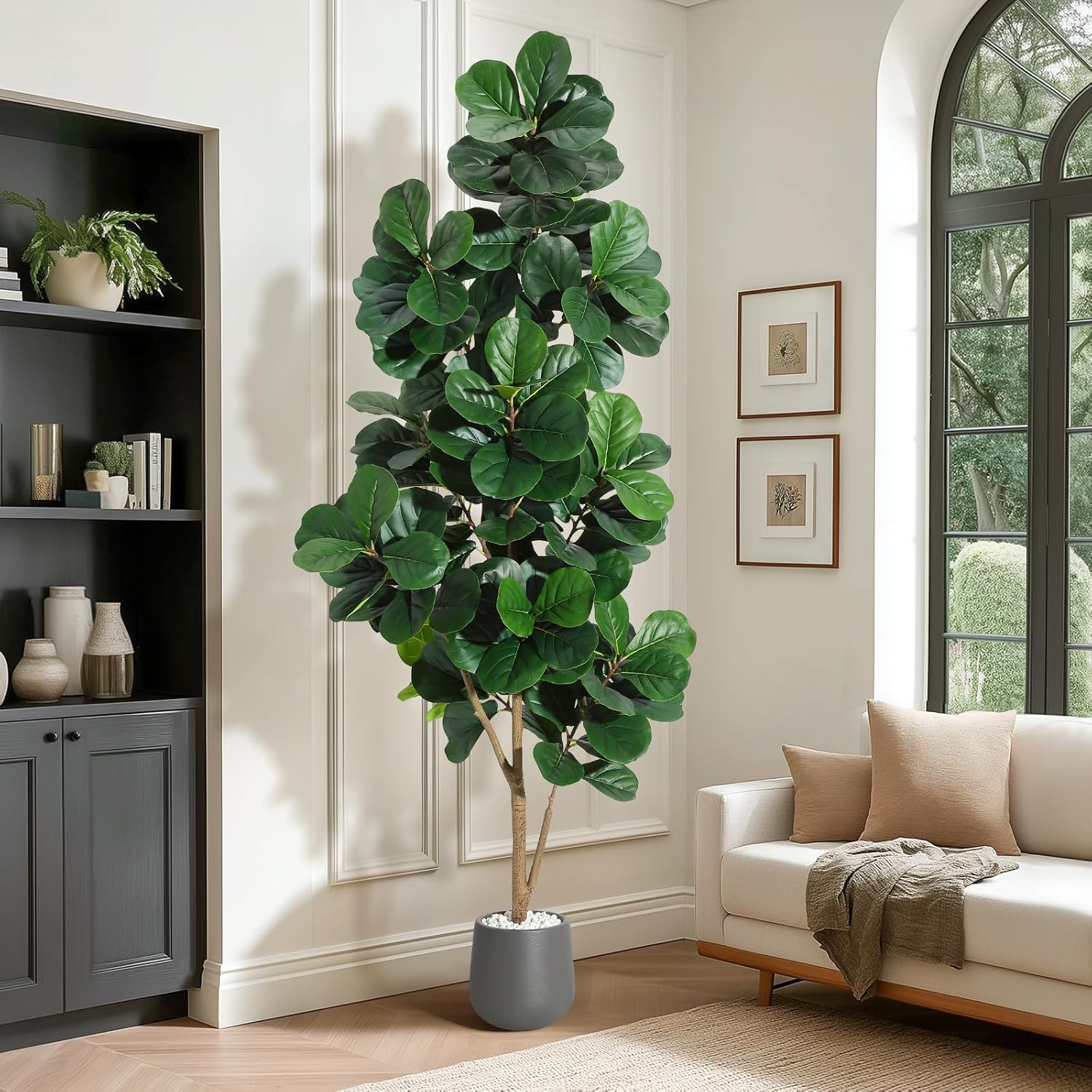 4FT/5FT/6FT/7FT Fiddle Leaf Fi - Ficus Lyrata Tree recension och pris