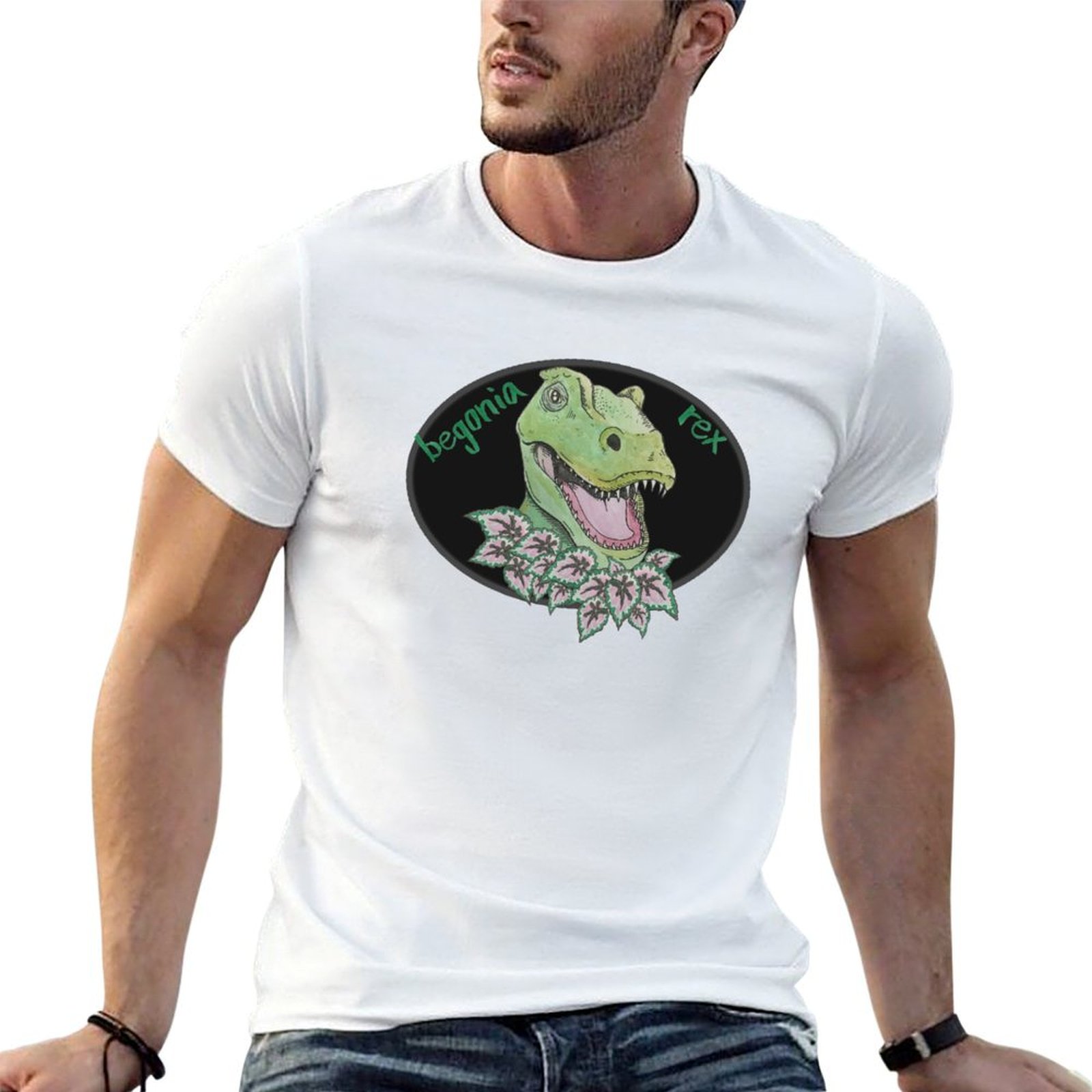 T rex begonia T-Shirt Basic So - Begonia Rex recension och pris