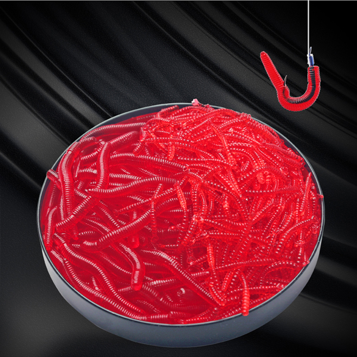 3.5cmSoft Lure Bass Bream Bloo - Aglaonema Red recension och pris