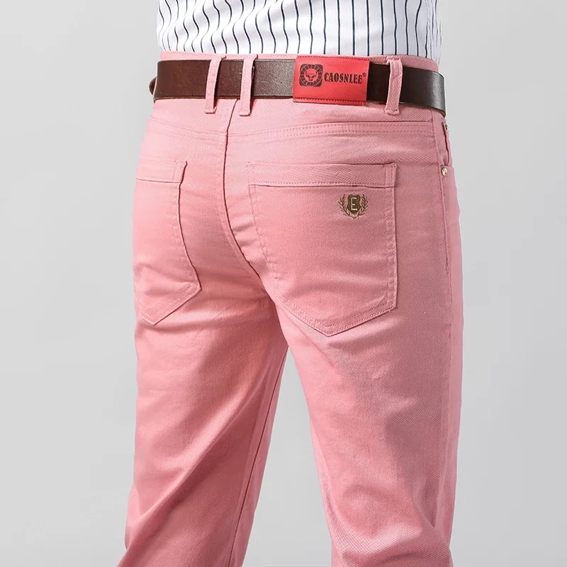 5 Colors Men's Colorful Denim  - Aglaonema Red recension och pris